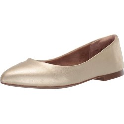 Womens Pointed-Toe Ballet Flat