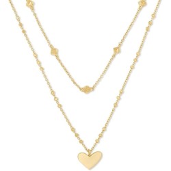Heart Multistrand Necklace, Fashion Jewelry for Women