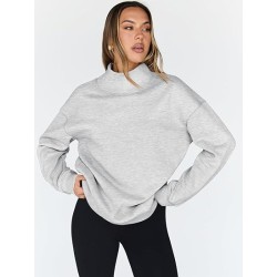 Womens Oversized Sweatshirts Turtleneck Pullover Long Sleeve Hoodies Tops Fall Fashion Outfits 2026 Clothes